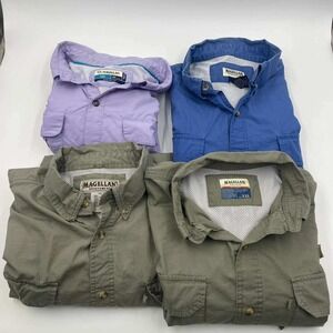 Lot of 4 Magellan XXL Fishing Shirts 2 long sleeve 2 short sleeve Outdoor